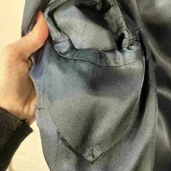 Oscar de la Renta Sport Coat Mens Size 44R Blue Wool Blazer Jacket‎ Gold Buttons - Picture 4 of 8